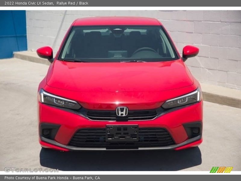 Rallye Red / Black 2022 Honda Civic LX Sedan