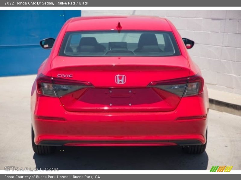 Rallye Red / Black 2022 Honda Civic LX Sedan