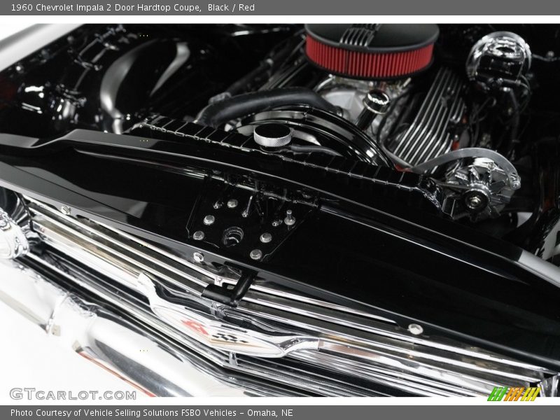 Black / Red 1960 Chevrolet Impala 2 Door Hardtop Coupe