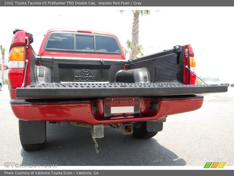Impulse Red Pearl / Gray 2002 Toyota Tacoma V6 PreRunner TRD Double Cab