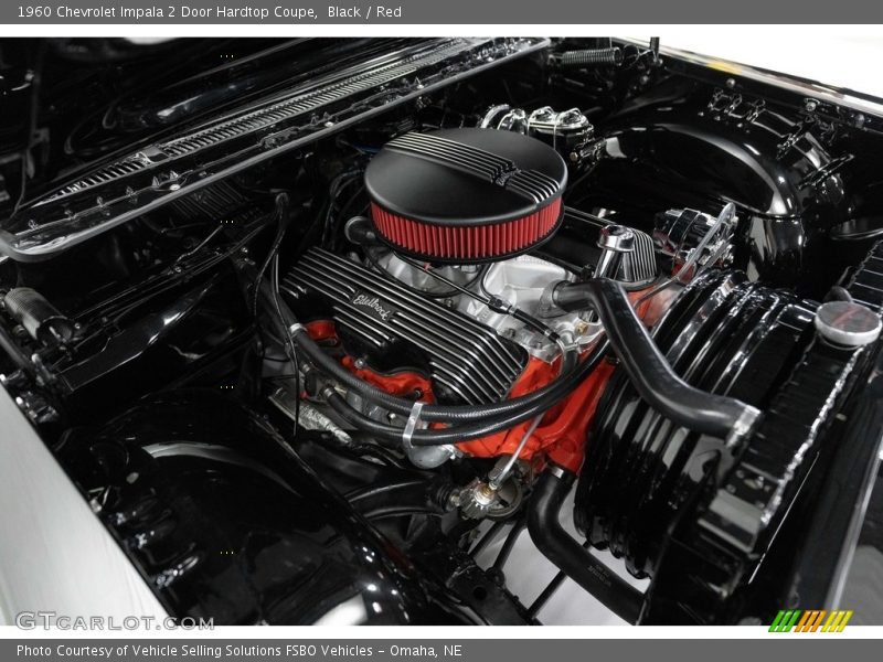 Black / Red 1960 Chevrolet Impala 2 Door Hardtop Coupe