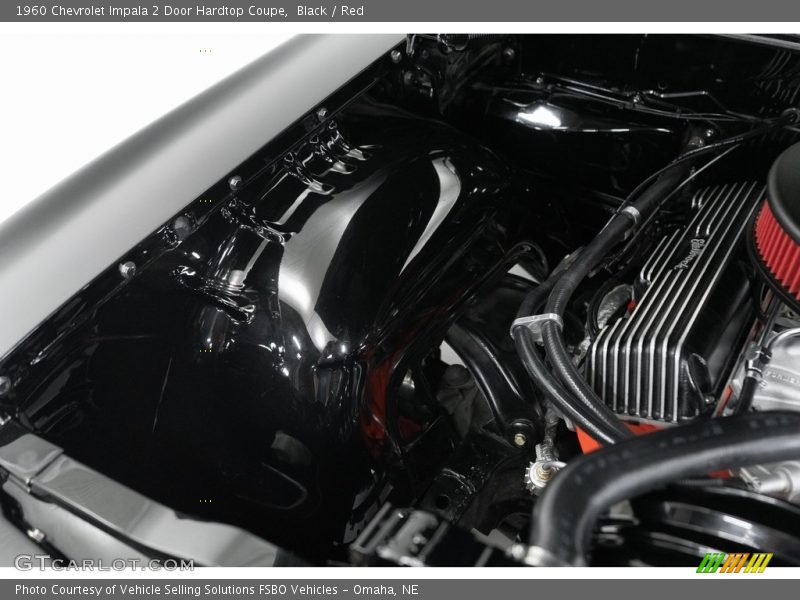 Black / Red 1960 Chevrolet Impala 2 Door Hardtop Coupe