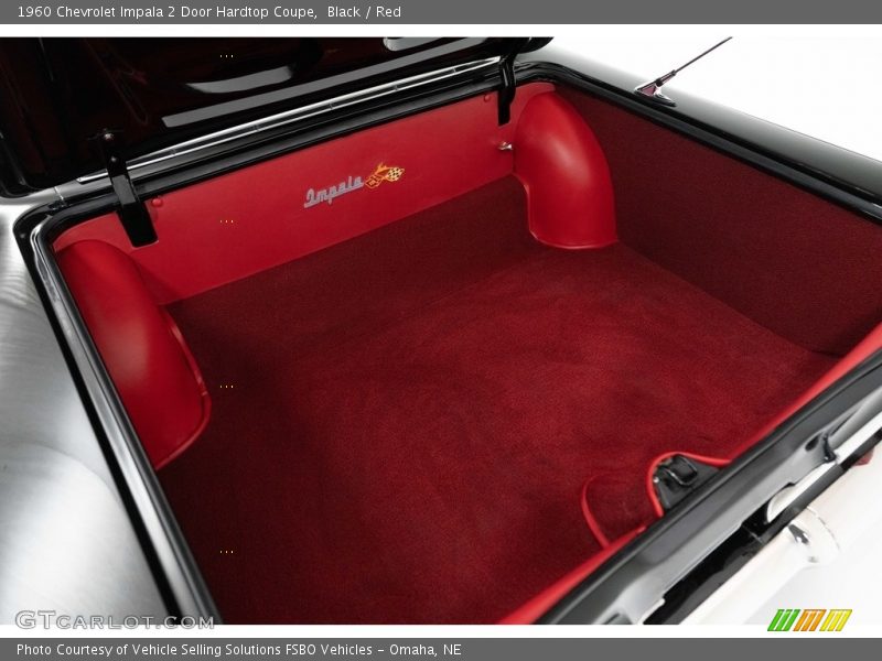 Black / Red 1960 Chevrolet Impala 2 Door Hardtop Coupe