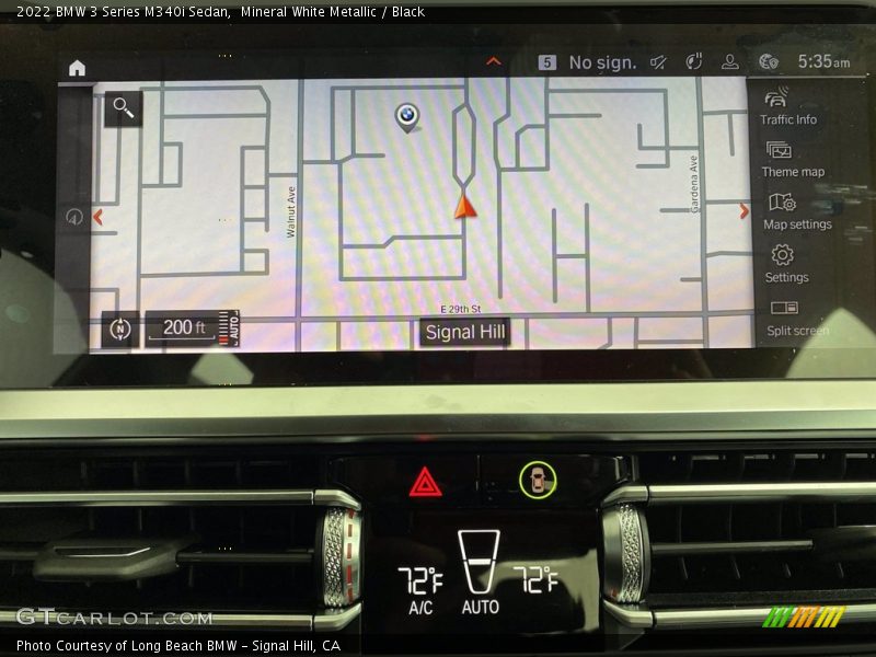 Navigation of 2022 3 Series M340i Sedan