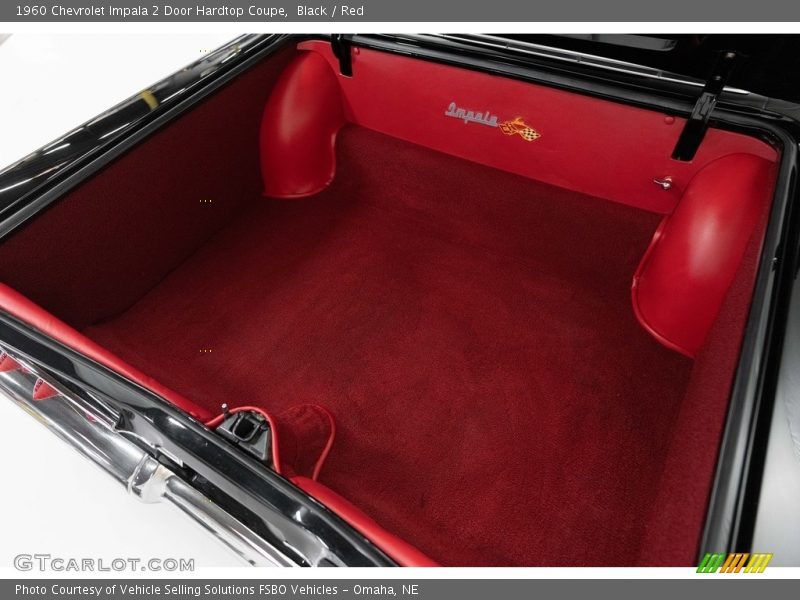 Black / Red 1960 Chevrolet Impala 2 Door Hardtop Coupe