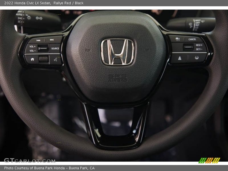 Rallye Red / Black 2022 Honda Civic LX Sedan