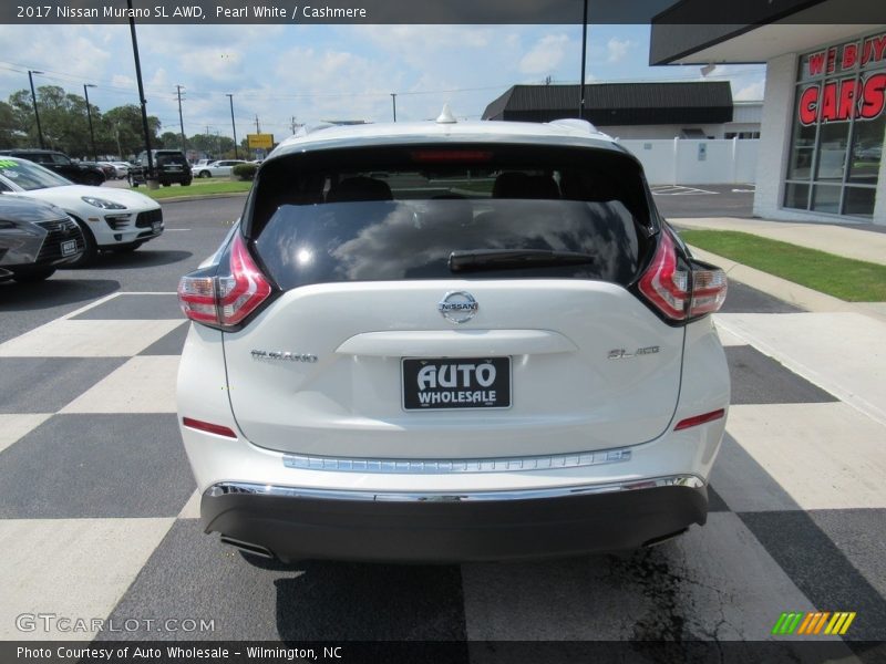 Pearl White / Cashmere 2017 Nissan Murano SL AWD