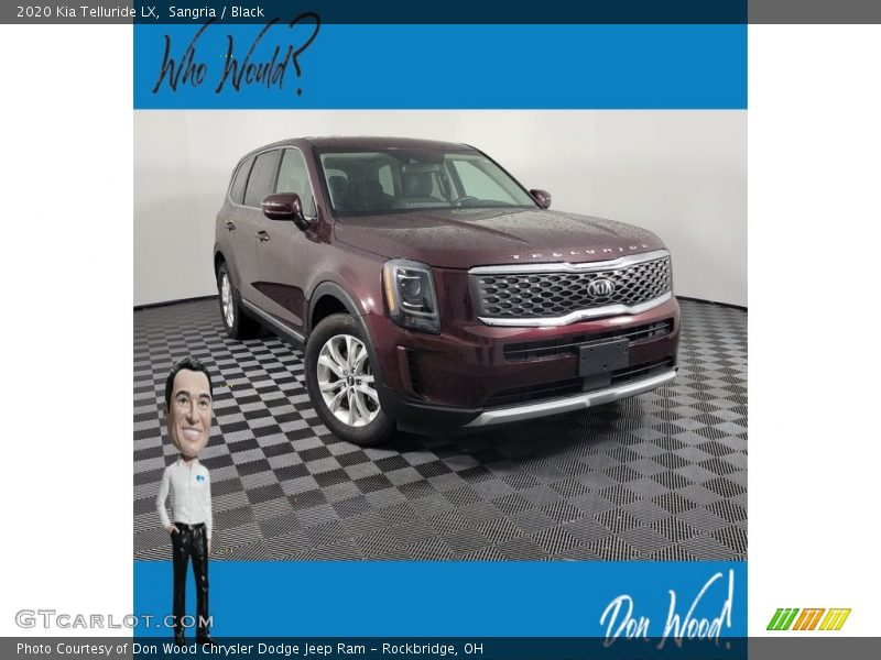 Sangria / Black 2020 Kia Telluride LX
