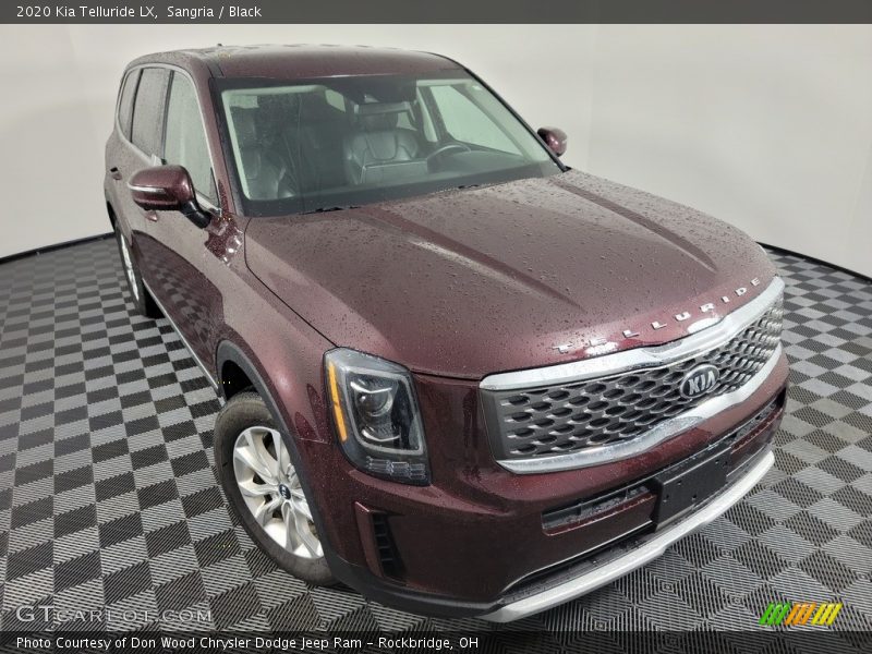 Sangria / Black 2020 Kia Telluride LX
