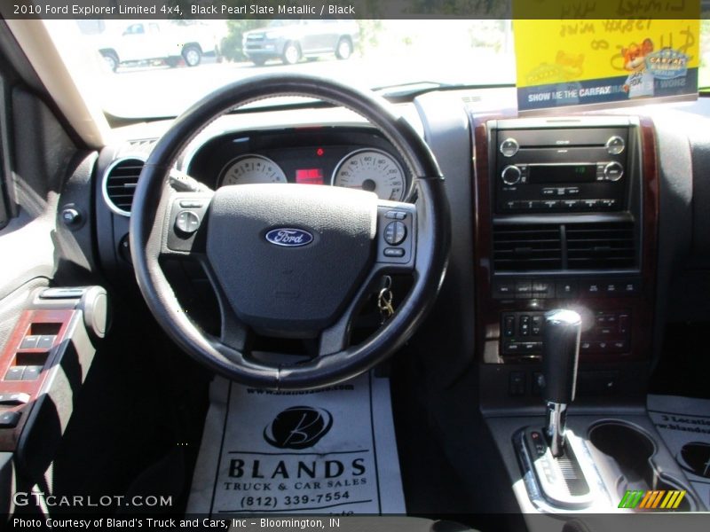 Black Pearl Slate Metallic / Black 2010 Ford Explorer Limited 4x4