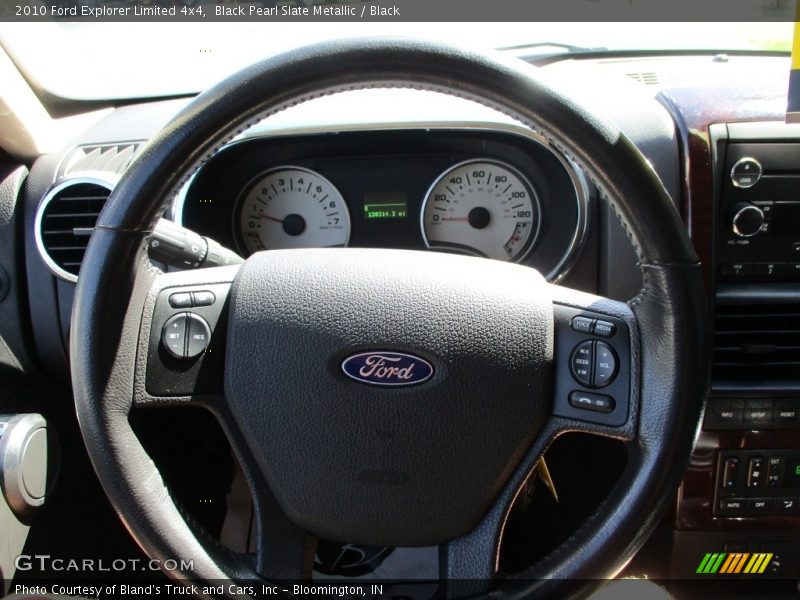 Black Pearl Slate Metallic / Black 2010 Ford Explorer Limited 4x4