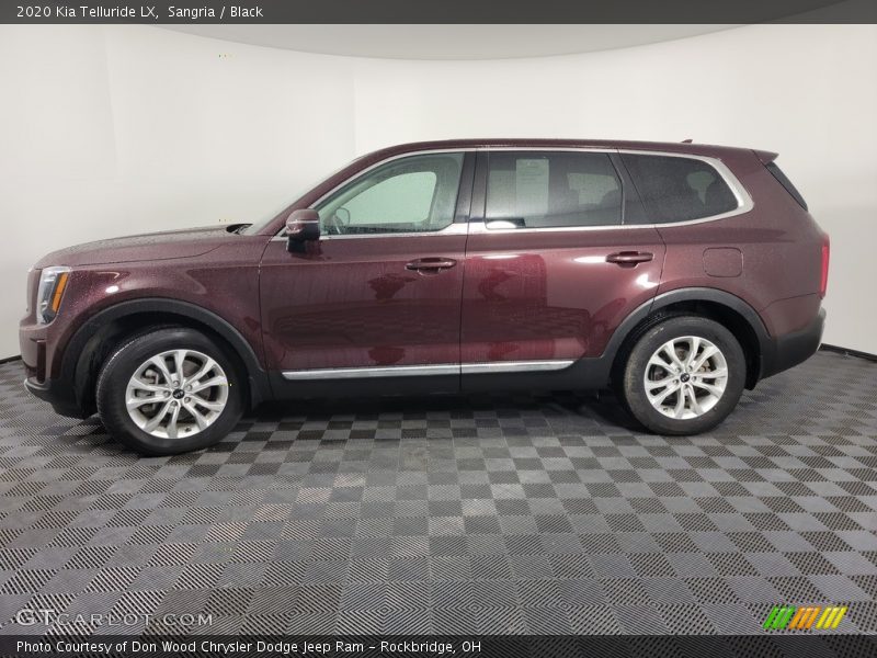 Sangria / Black 2020 Kia Telluride LX