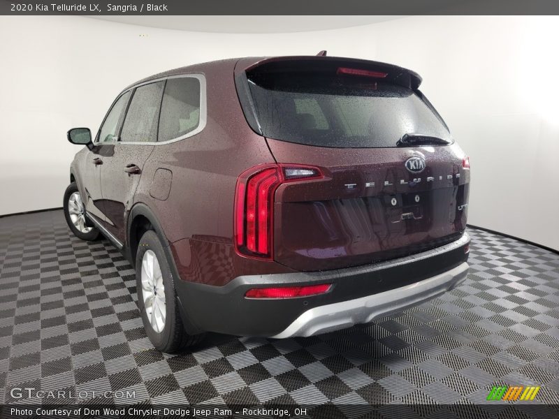 Sangria / Black 2020 Kia Telluride LX