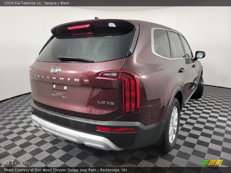 Sangria / Black 2020 Kia Telluride LX