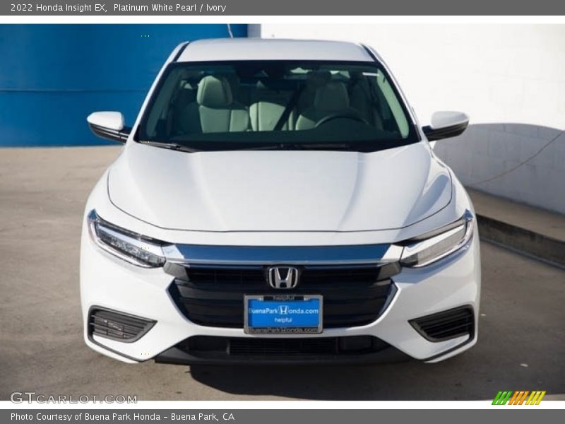 Platinum White Pearl / Ivory 2022 Honda Insight EX