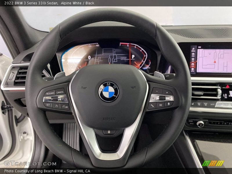 Alpine White / Black 2022 BMW 3 Series 330i Sedan