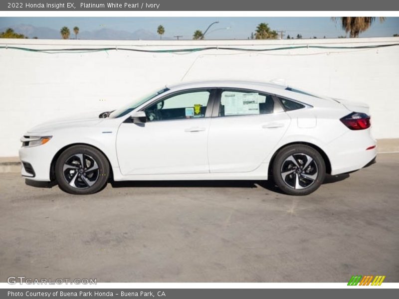 Platinum White Pearl / Ivory 2022 Honda Insight EX