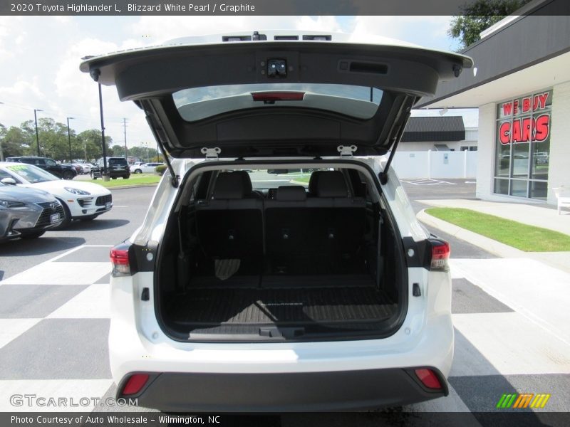 Blizzard White Pearl / Graphite 2020 Toyota Highlander L