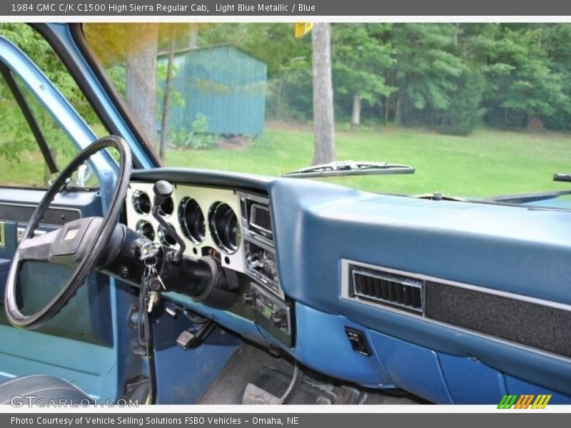 Dashboard of 1984 C/K C1500 High Sierra Regular Cab