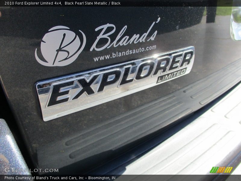 Black Pearl Slate Metallic / Black 2010 Ford Explorer Limited 4x4