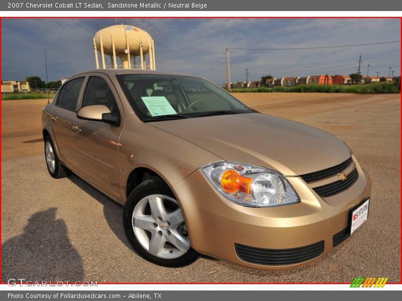 Sandstone Metallic / Neutral Beige 2007 Chevrolet Cobalt LT Sedan
