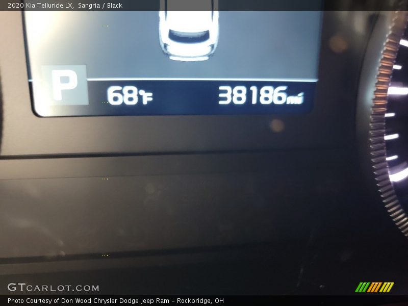 Sangria / Black 2020 Kia Telluride LX