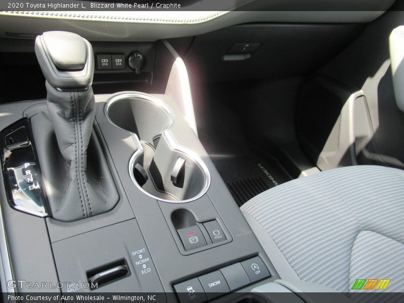 Blizzard White Pearl / Graphite 2020 Toyota Highlander L