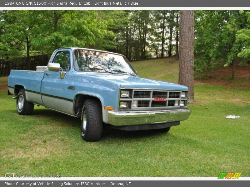  1984 C/K C1500 High Sierra Regular Cab Light Blue Metallic