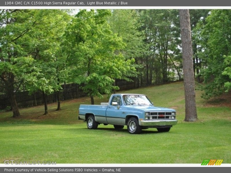  1984 C/K C1500 High Sierra Regular Cab Light Blue Metallic