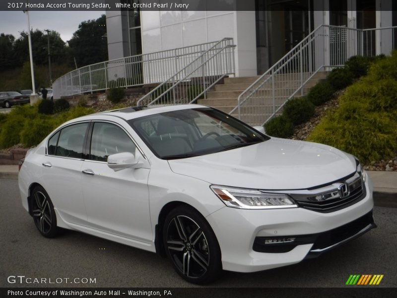 White Orchid Pearl / Ivory 2017 Honda Accord Touring Sedan