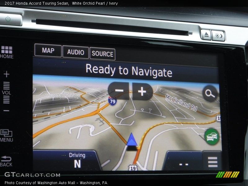 White Orchid Pearl / Ivory 2017 Honda Accord Touring Sedan