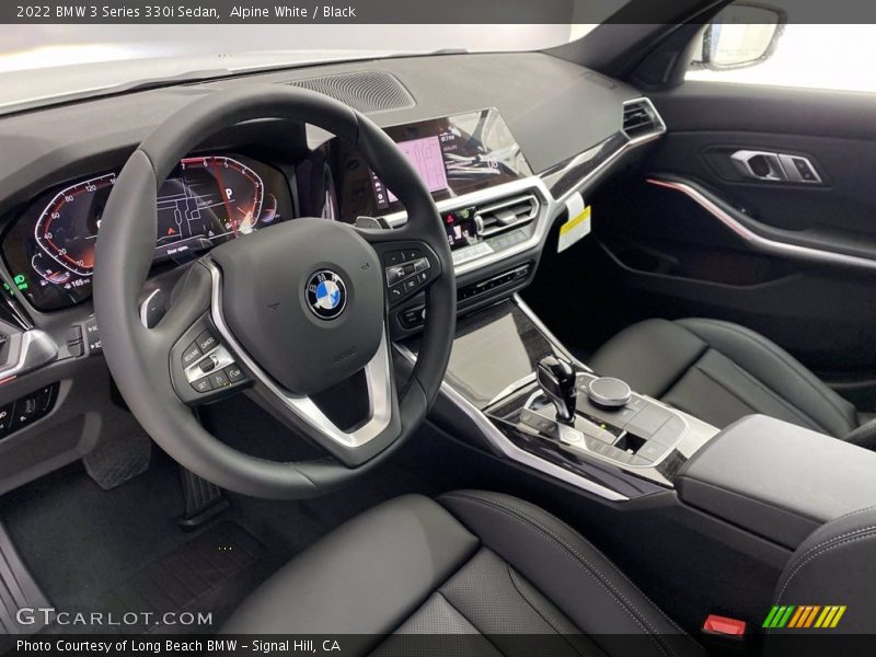 Alpine White / Black 2022 BMW 3 Series 330i Sedan