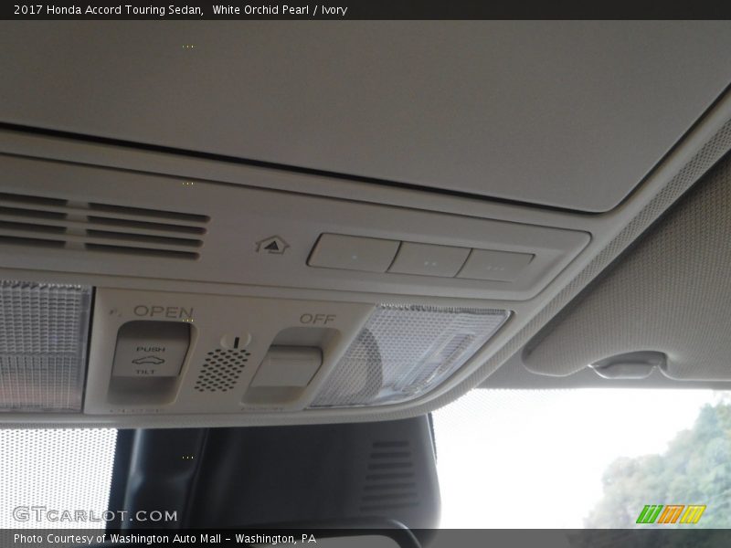 White Orchid Pearl / Ivory 2017 Honda Accord Touring Sedan