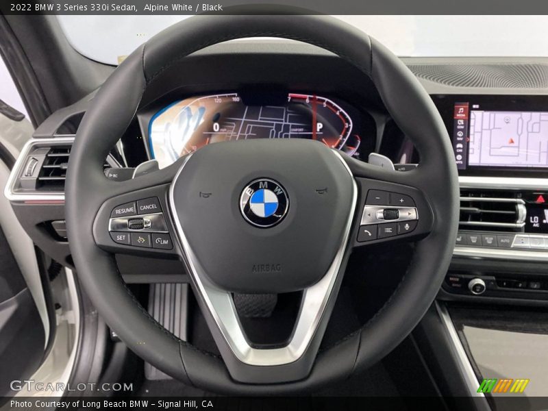 Alpine White / Black 2022 BMW 3 Series 330i Sedan