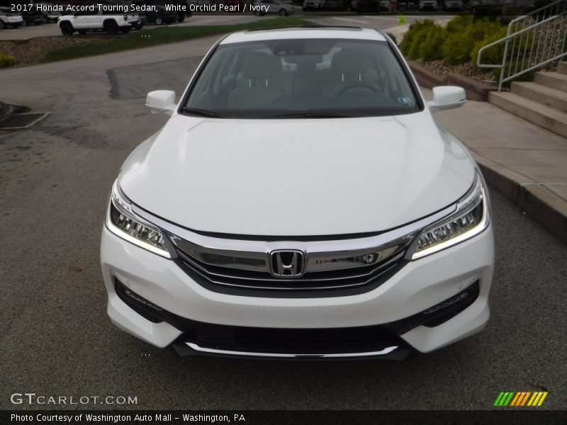 White Orchid Pearl / Ivory 2017 Honda Accord Touring Sedan