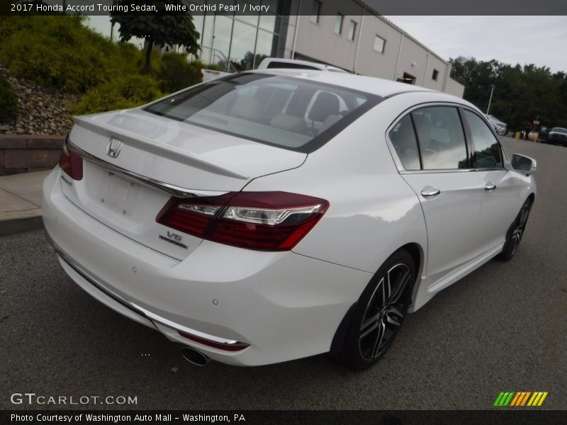White Orchid Pearl / Ivory 2017 Honda Accord Touring Sedan