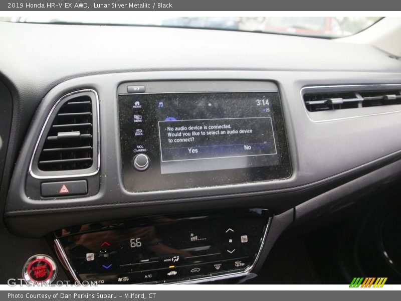 Lunar Silver Metallic / Black 2019 Honda HR-V EX AWD