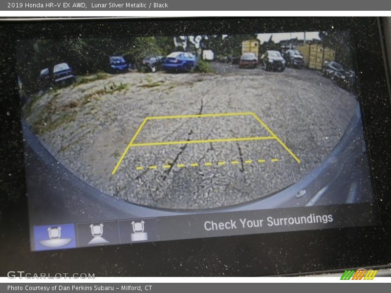 Lunar Silver Metallic / Black 2019 Honda HR-V EX AWD