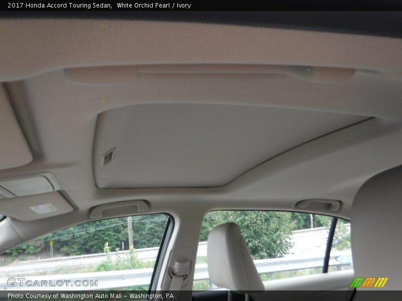 White Orchid Pearl / Ivory 2017 Honda Accord Touring Sedan