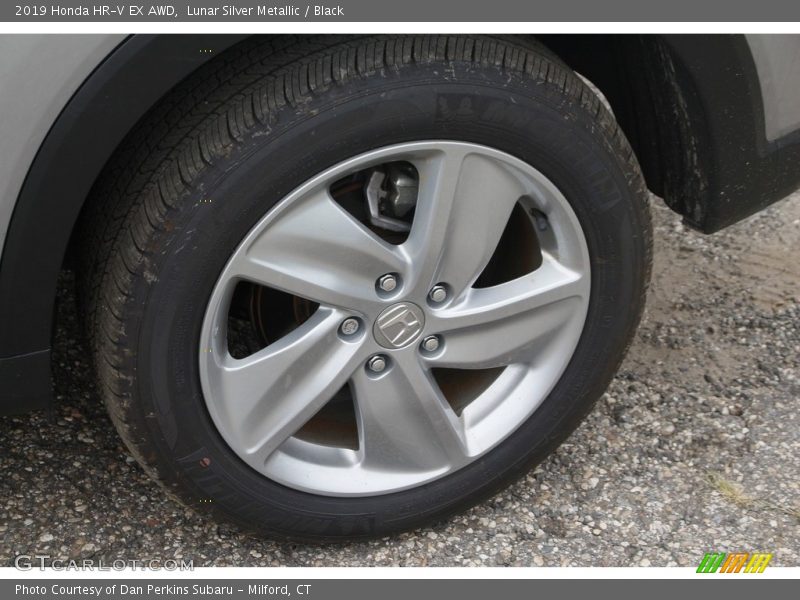 Lunar Silver Metallic / Black 2019 Honda HR-V EX AWD