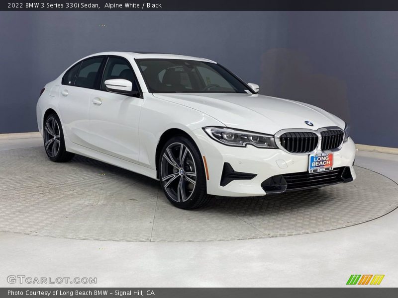 Alpine White / Black 2022 BMW 3 Series 330i Sedan