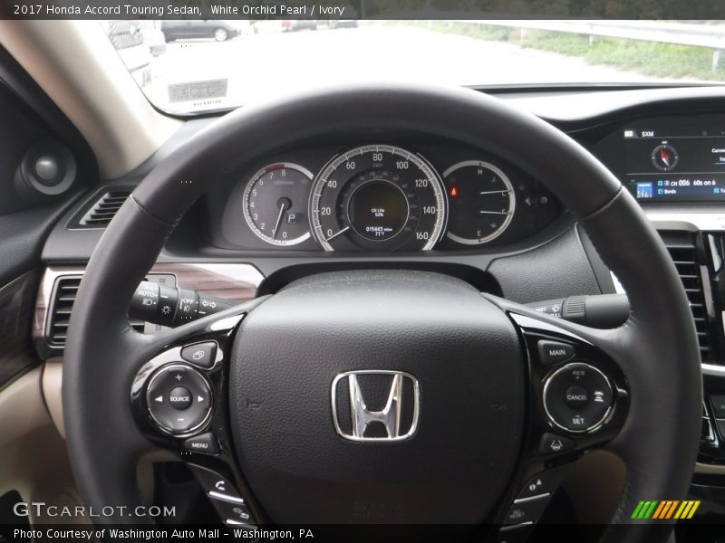 White Orchid Pearl / Ivory 2017 Honda Accord Touring Sedan
