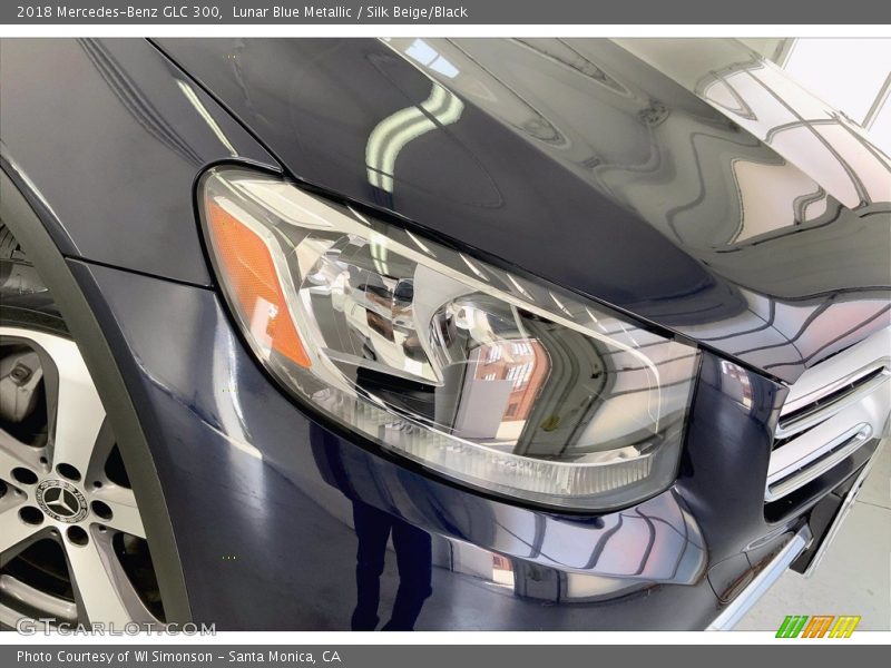Lunar Blue Metallic / Silk Beige/Black 2018 Mercedes-Benz GLC 300