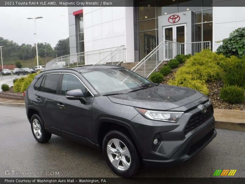 Magnetic Gray Metallic / Black 2021 Toyota RAV4 XLE AWD