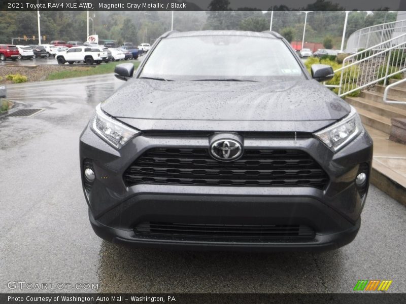 Magnetic Gray Metallic / Black 2021 Toyota RAV4 XLE AWD