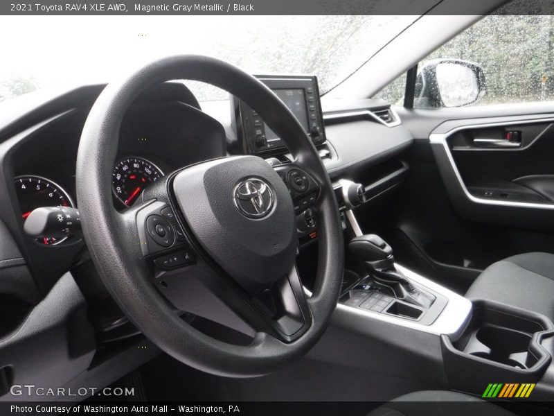 Magnetic Gray Metallic / Black 2021 Toyota RAV4 XLE AWD