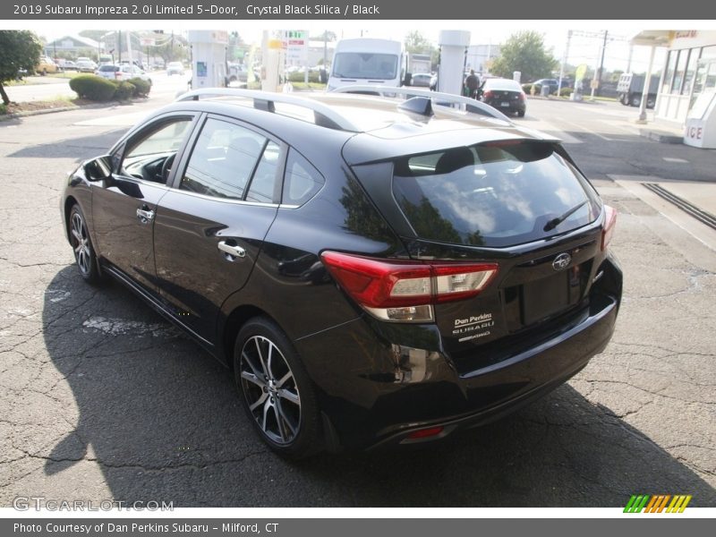 Crystal Black Silica / Black 2019 Subaru Impreza 2.0i Limited 5-Door