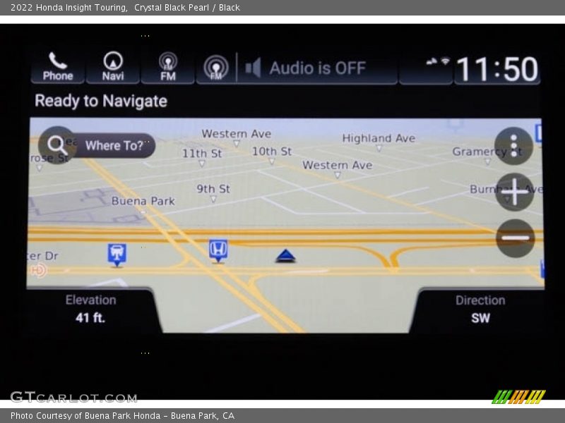 Crystal Black Pearl / Black 2022 Honda Insight Touring