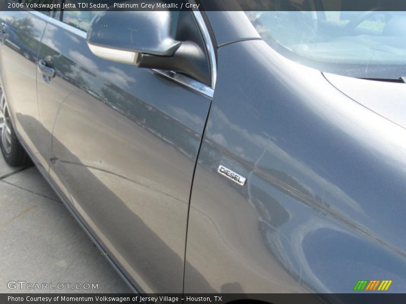 Platinum Grey Metallic / Grey 2006 Volkswagen Jetta TDI Sedan