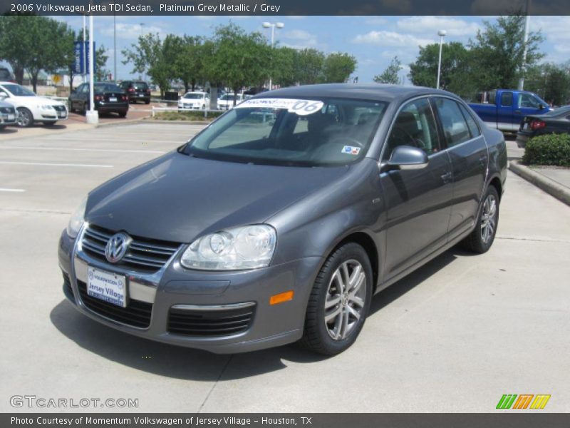 Platinum Grey Metallic / Grey 2006 Volkswagen Jetta TDI Sedan